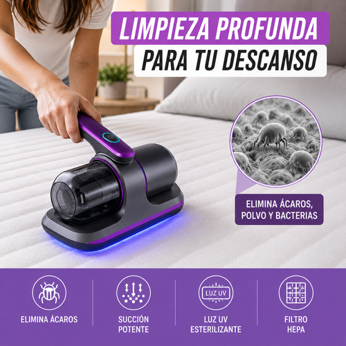 MiteZero™ Pro- Aspiradora Elimina Ácaros