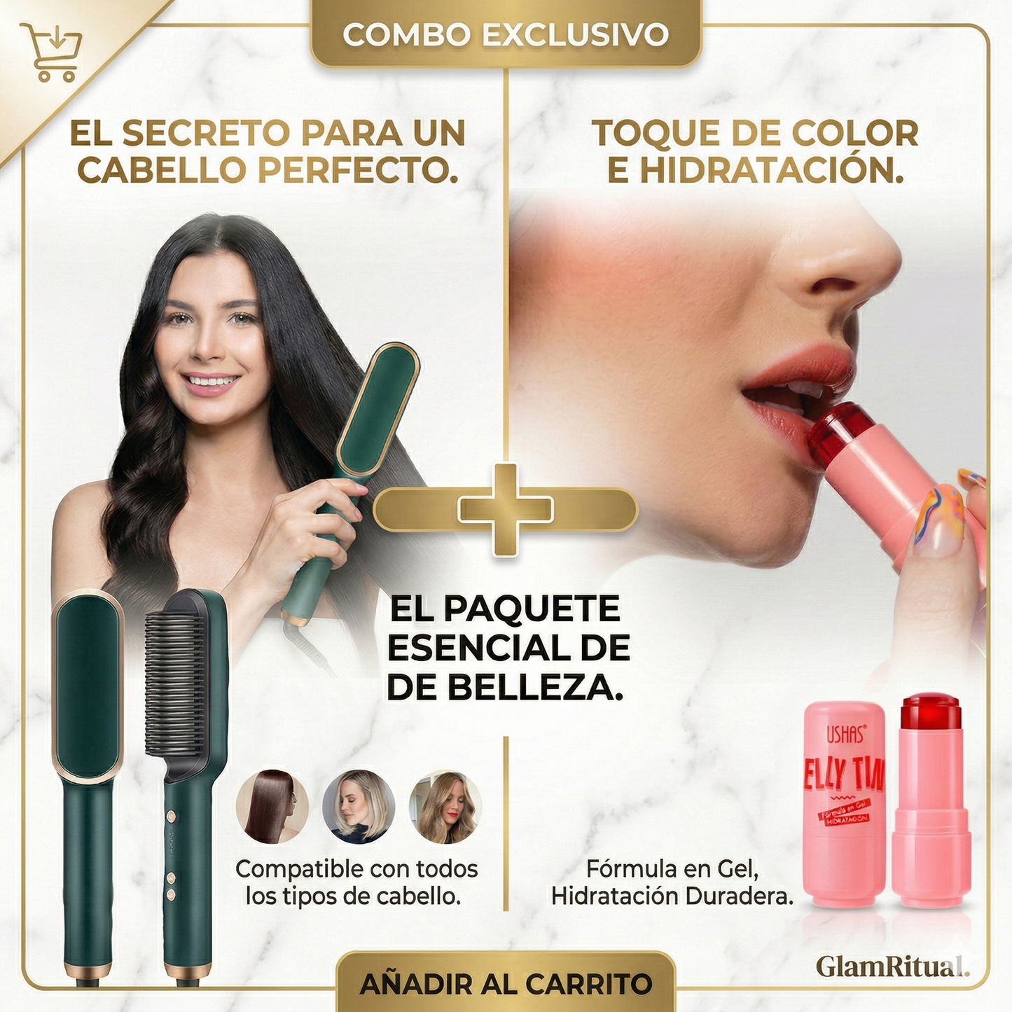 GlossiFix™ Pack Belleza 2 en 1